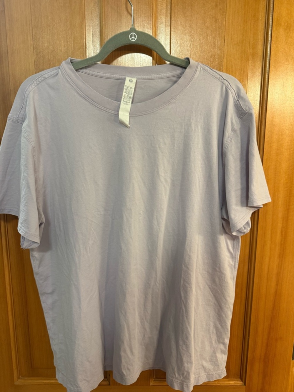 lululemon athletica Lavender Short Sleeve all yours Tee